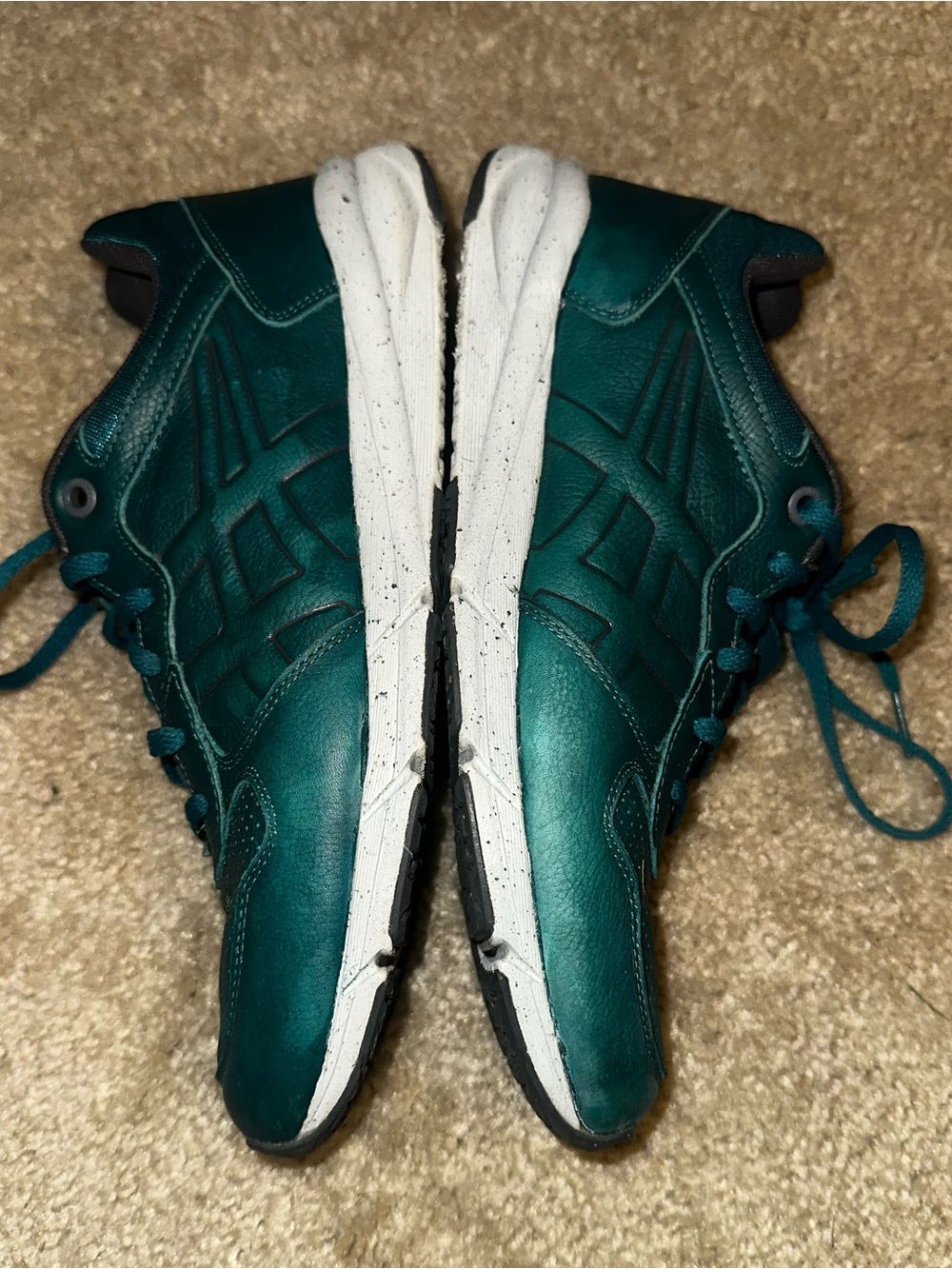Asics Onitsuka Tiger Shaw Runner Green D4P1L 8080 Men’s Size 7 EU 40 Athletic - Picture 8 of 11